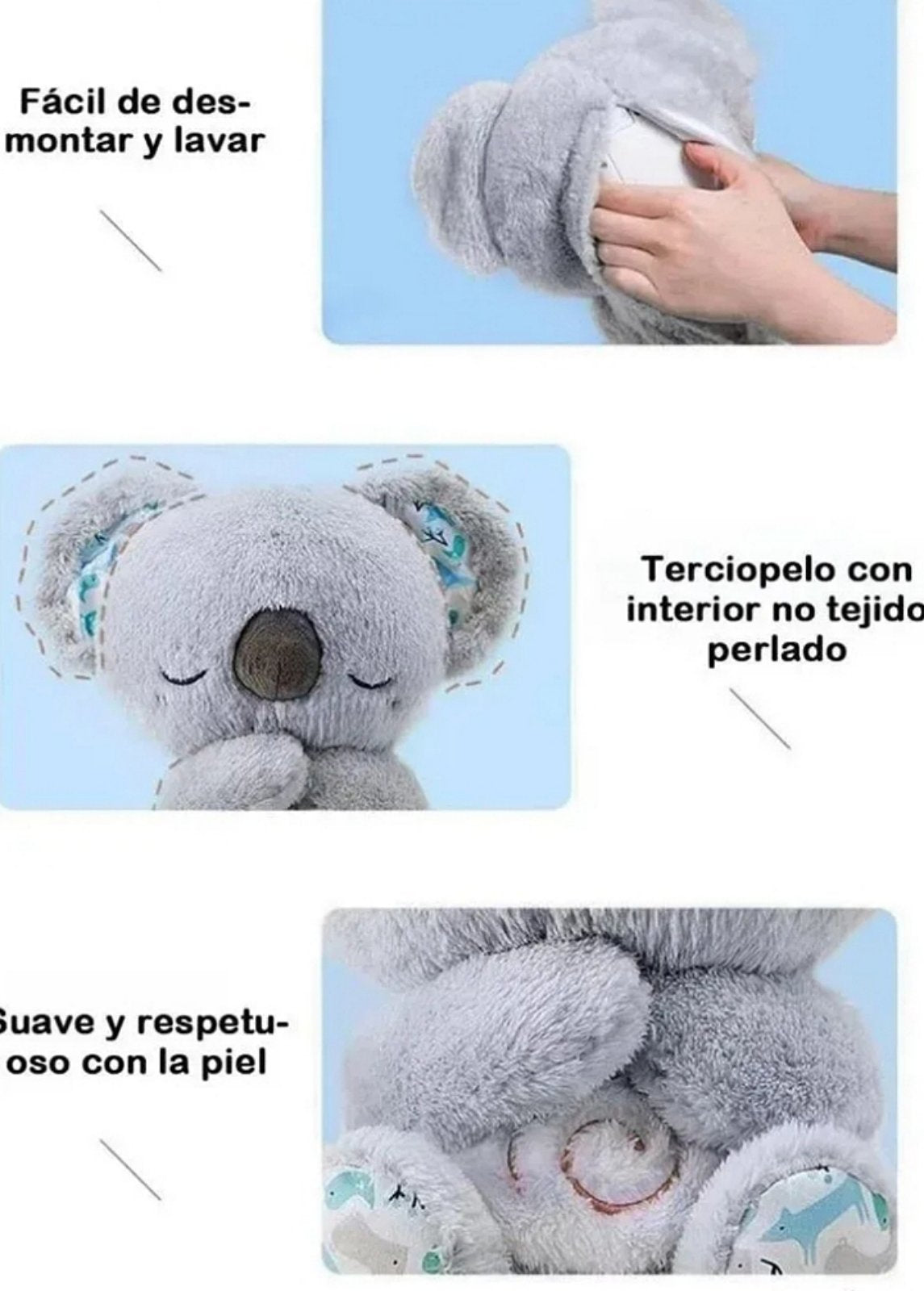 Roze plišana koala sa efektom disanja i LED osvetljenjem – savršen poklon za decu