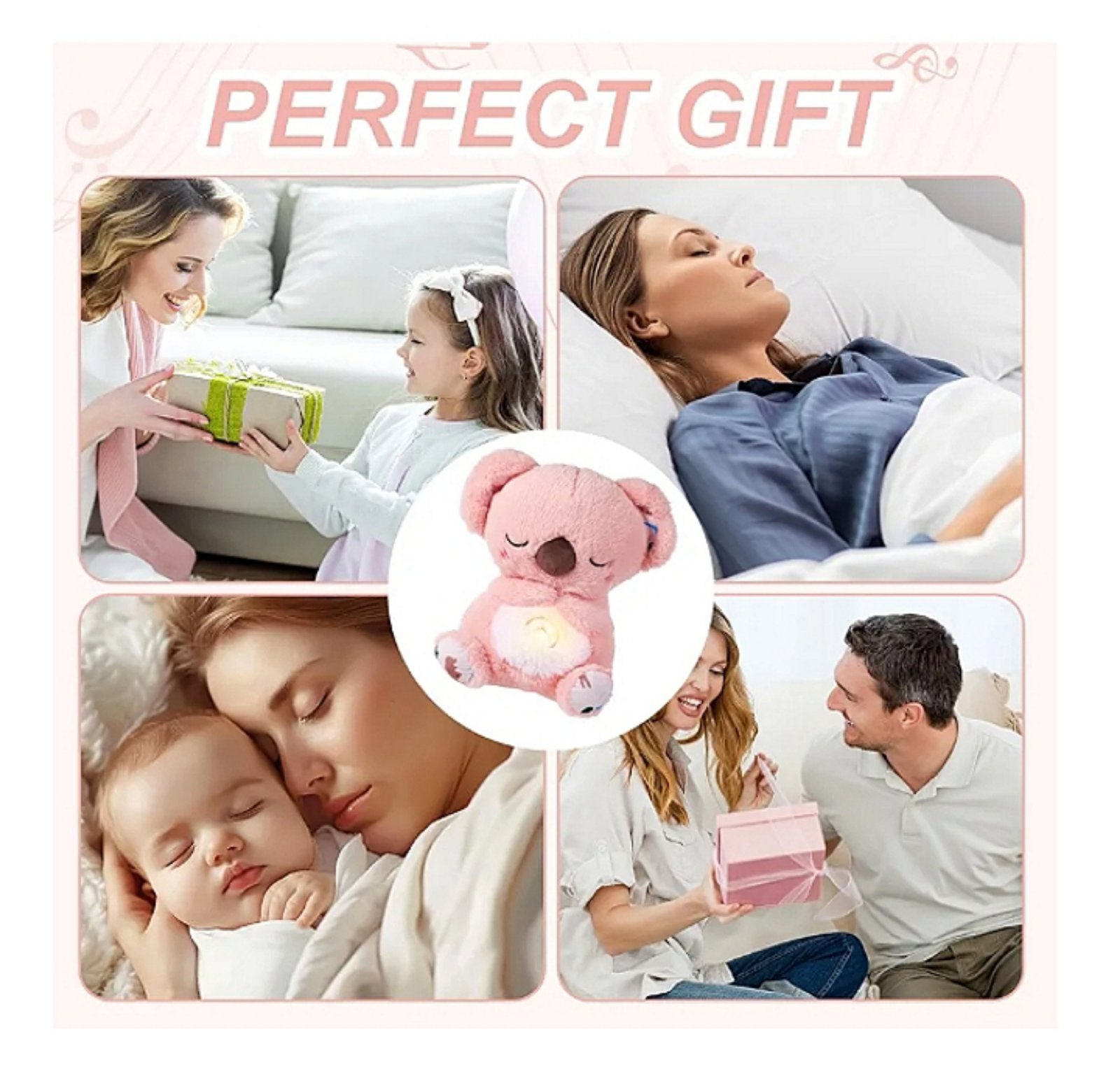 Mekana plišana igračka u obliku koale sa interaktivnim funkcijama za bebe i decu