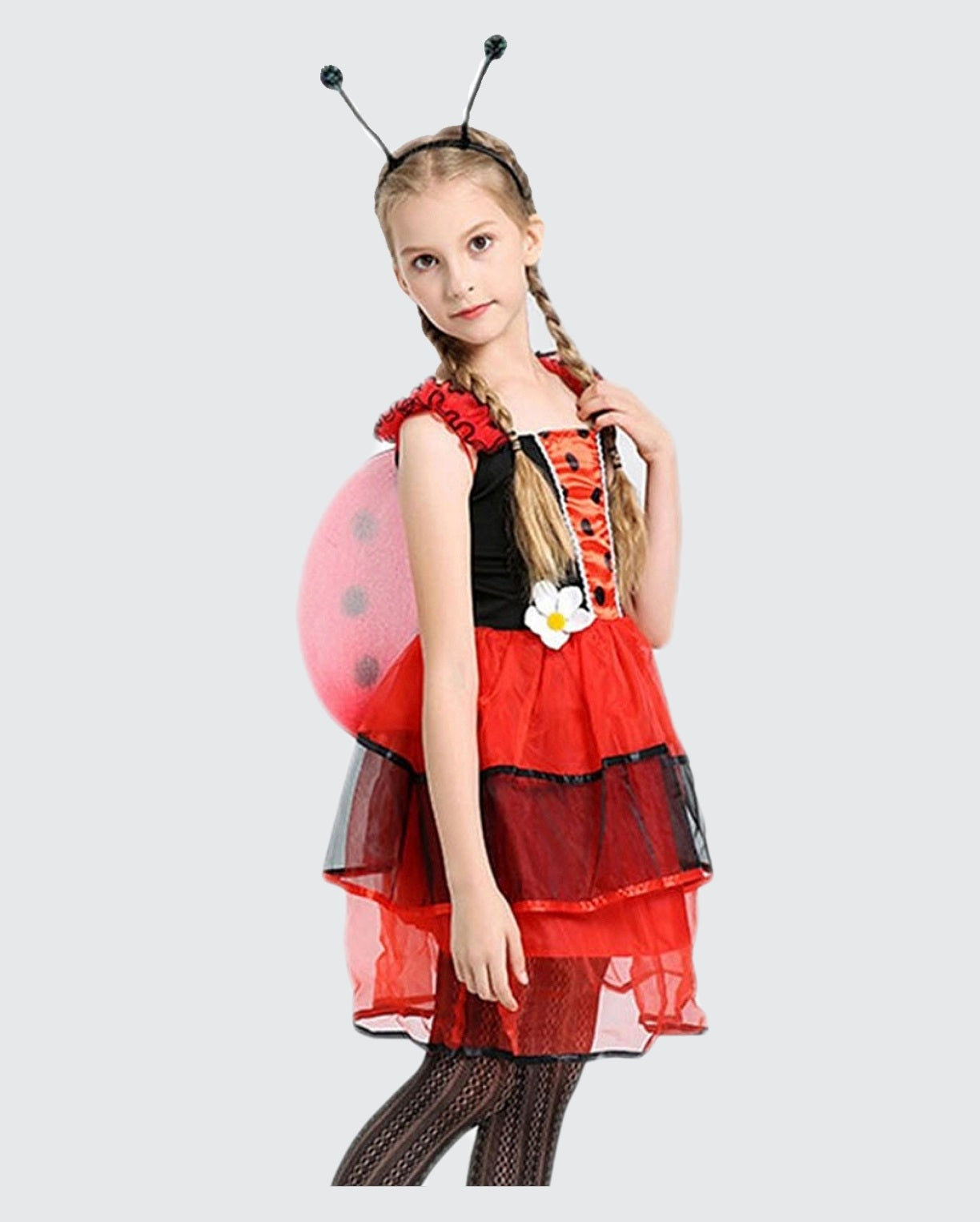 Dečiji kostim bubamara – haljinica, rajf i krila