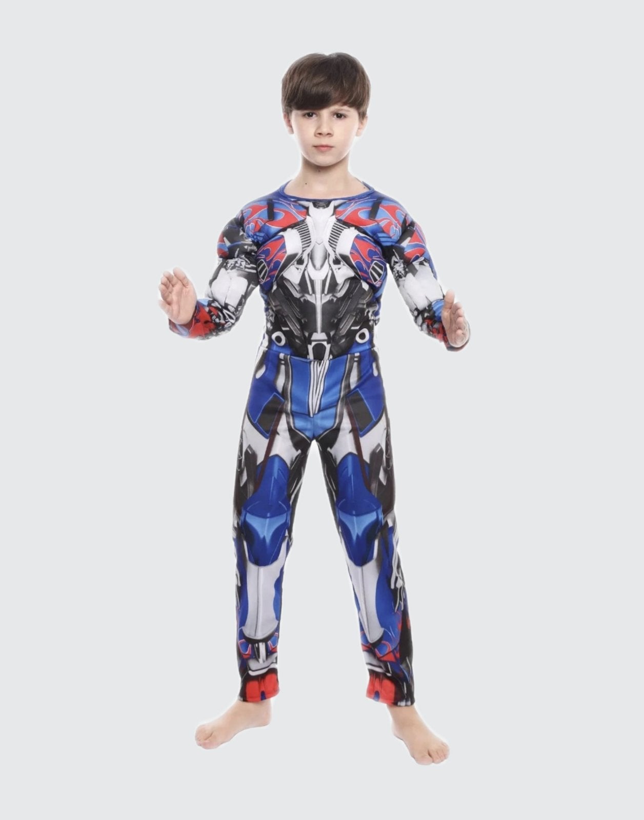 Dečiji kostim Optimus Prime – jednodelno odelo sa mišićima