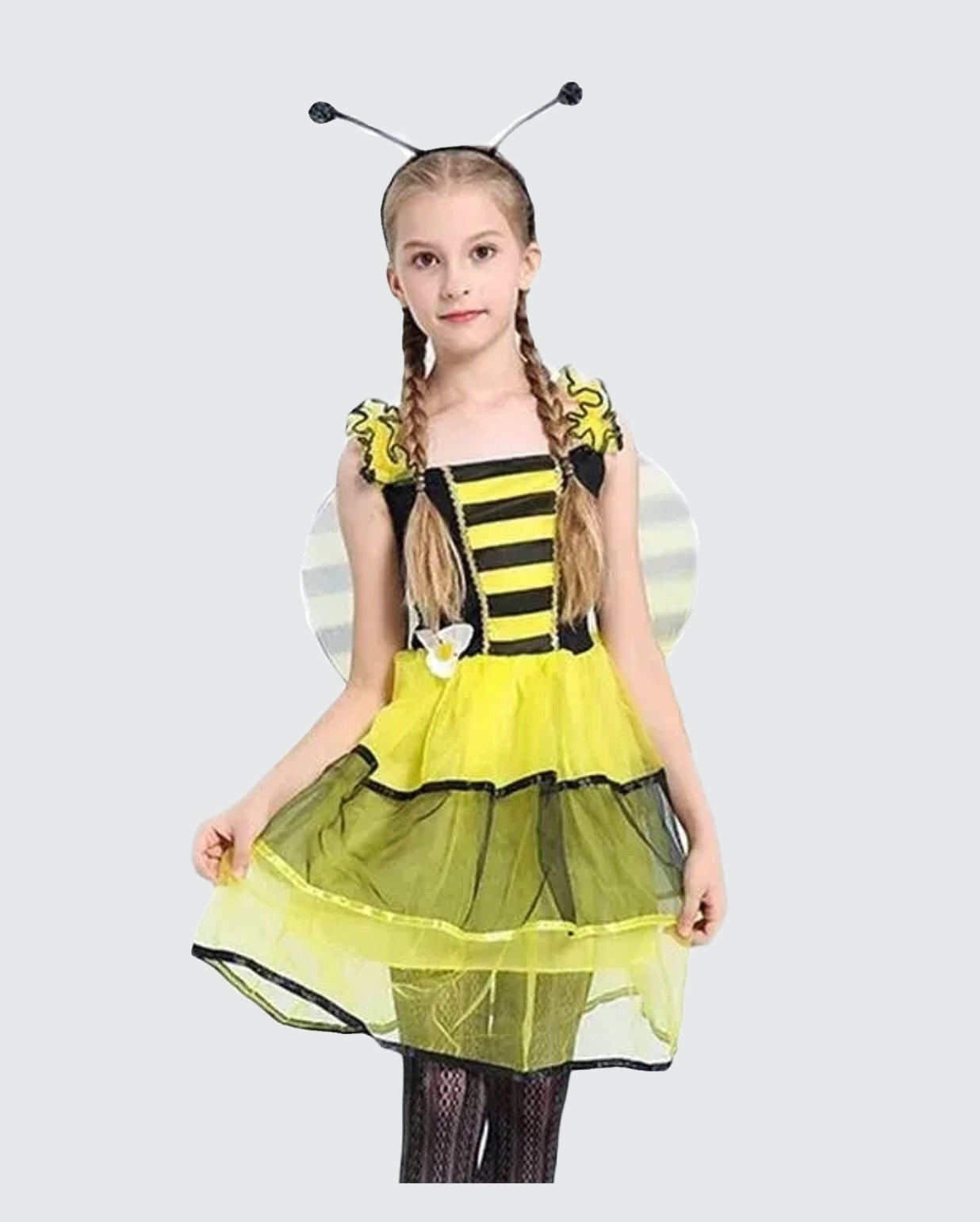 Dečiji kostim pčelice – haljinica, rajf i krila