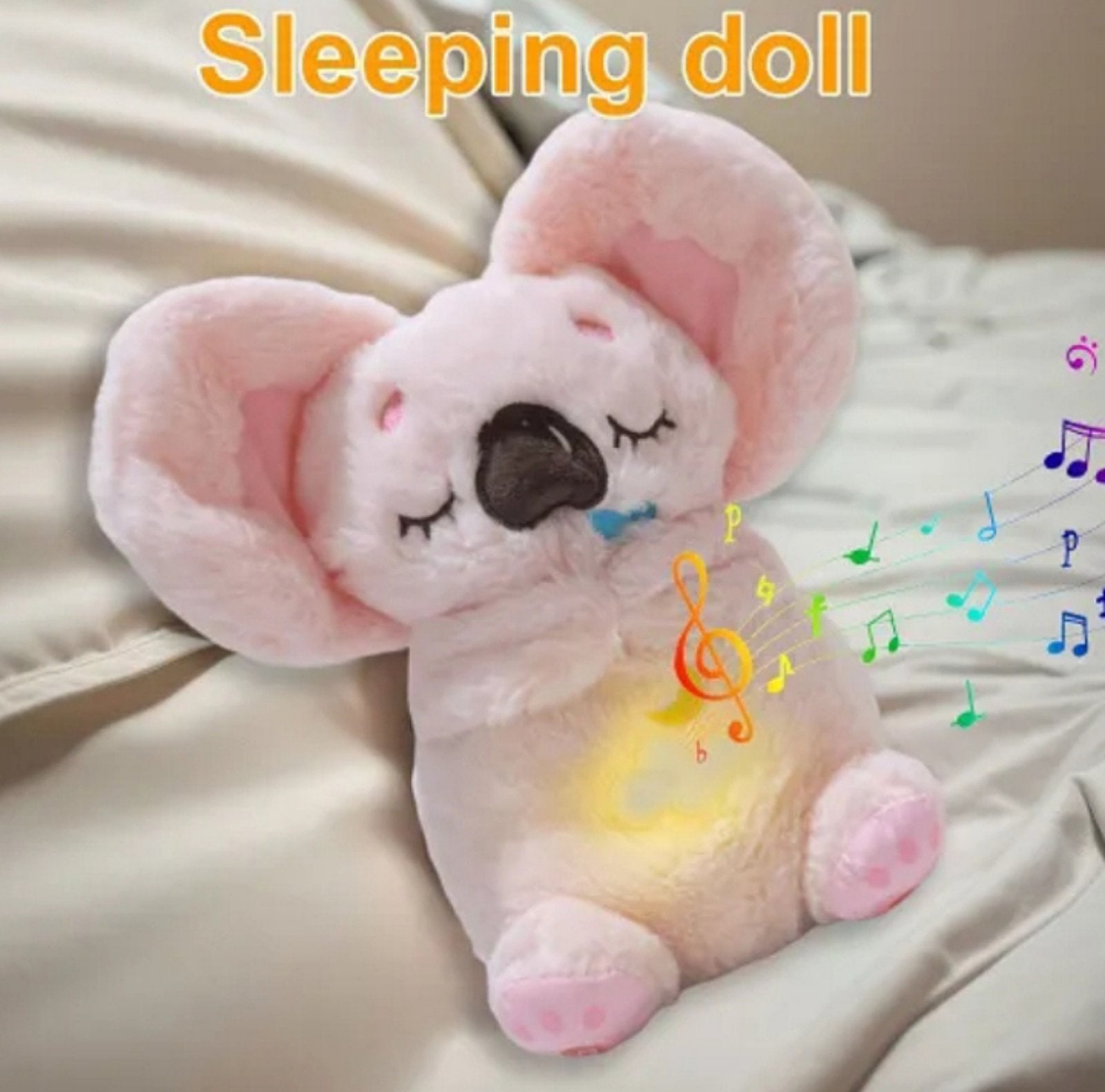 Plava koala igračka sa efektom disanja, svetlom i zvučnim efektima