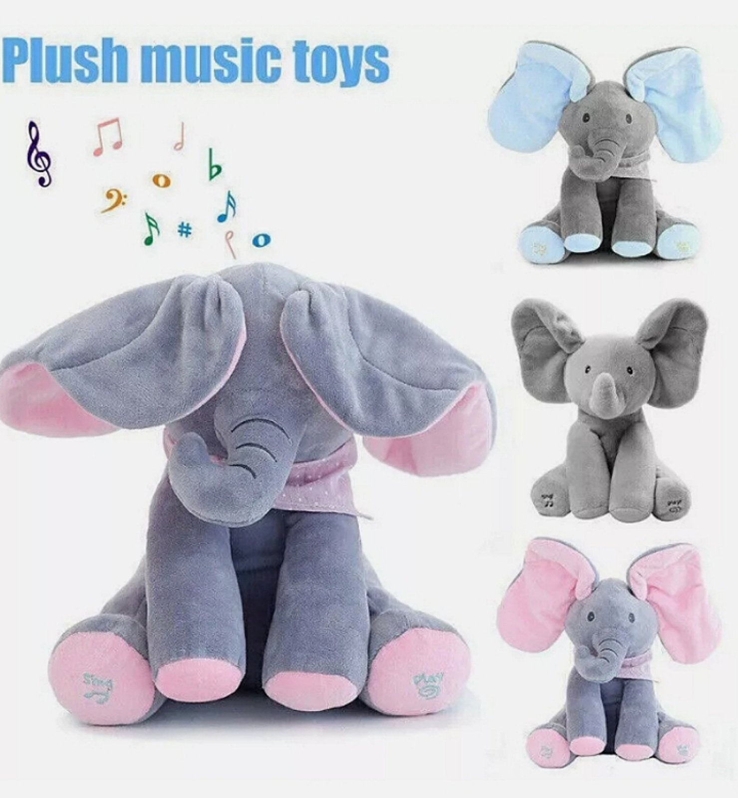 Plišani slon Flappy sa interaktivnim funkcijama – zabava i razvoj motorike kod dece