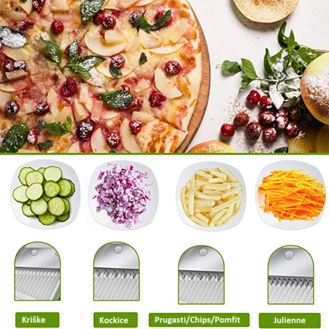 🥗 Multi Secko za Voće i Povrće – Brzo, Precizno i Bezbedno Seckanje Bez Muke!