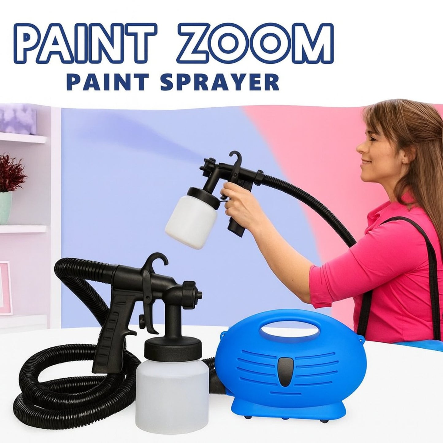 Paint Zoom Pištolj za Farbanje – Brzo, Lako i Bez Nereda