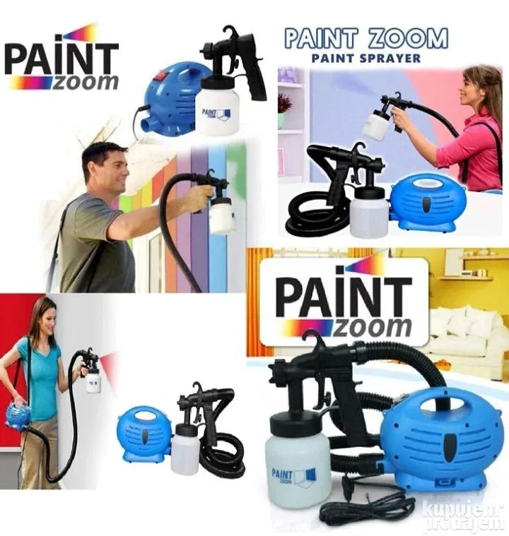 Paint Zoom Pištolj za Farbanje – Brzo, Lako i Bez Nereda