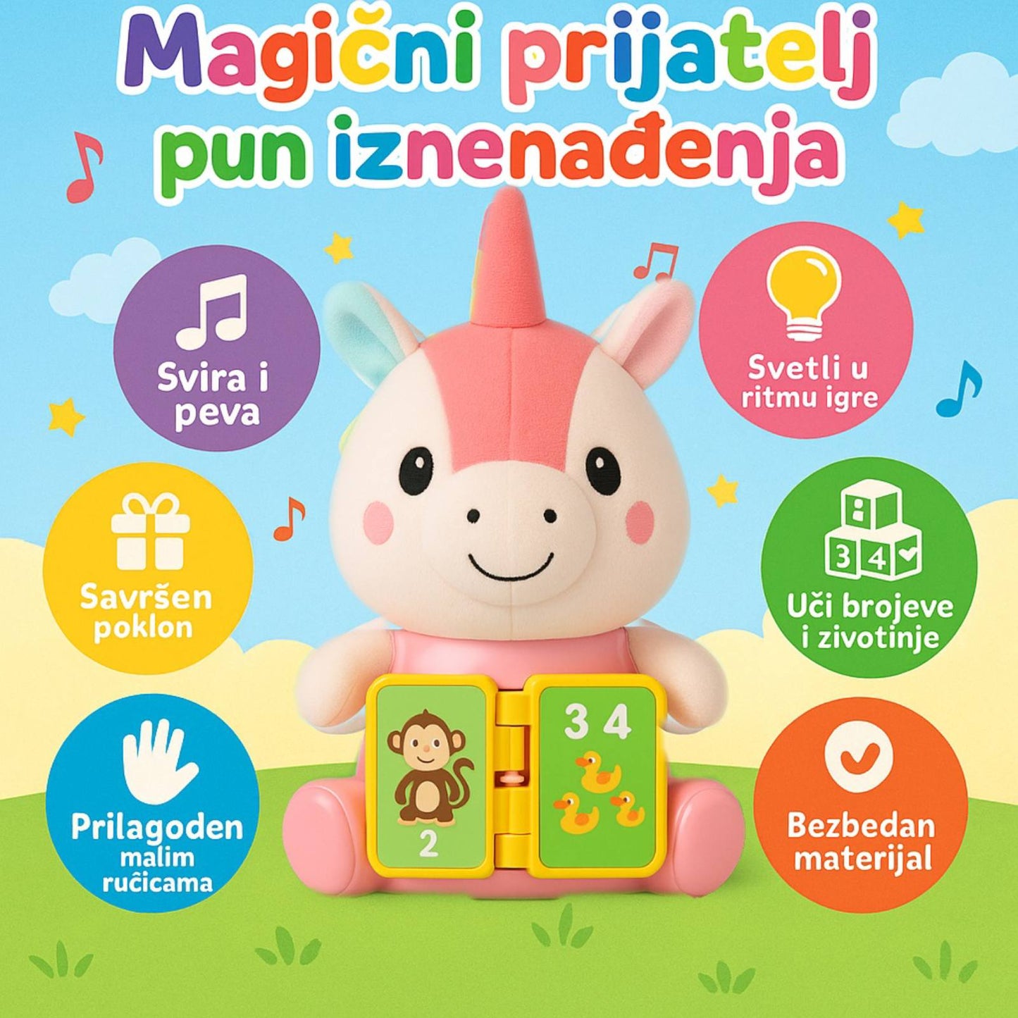 Upoznaj plišane drugare koji uče, sviraju i svetle – spremni da osvoje srce tvog mališana!