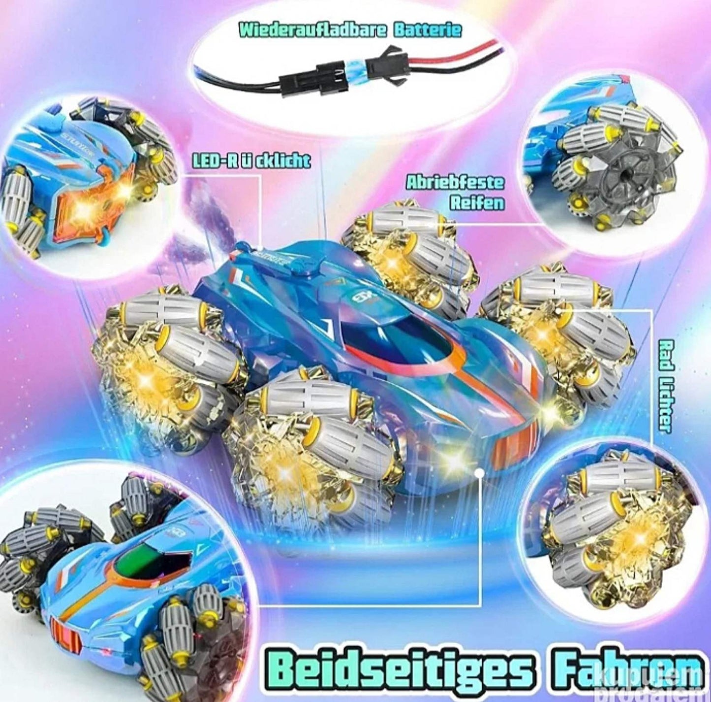 🚗 RC Kaskaderski Automobil sa Gravitacionim Satom – 4x4 Zabava Bez Granica!