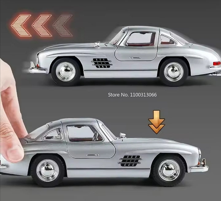 Mercedes-Benz 300SL 1:24 – Kolekcionarski Diecast Model sa Svetlima i Zvukom