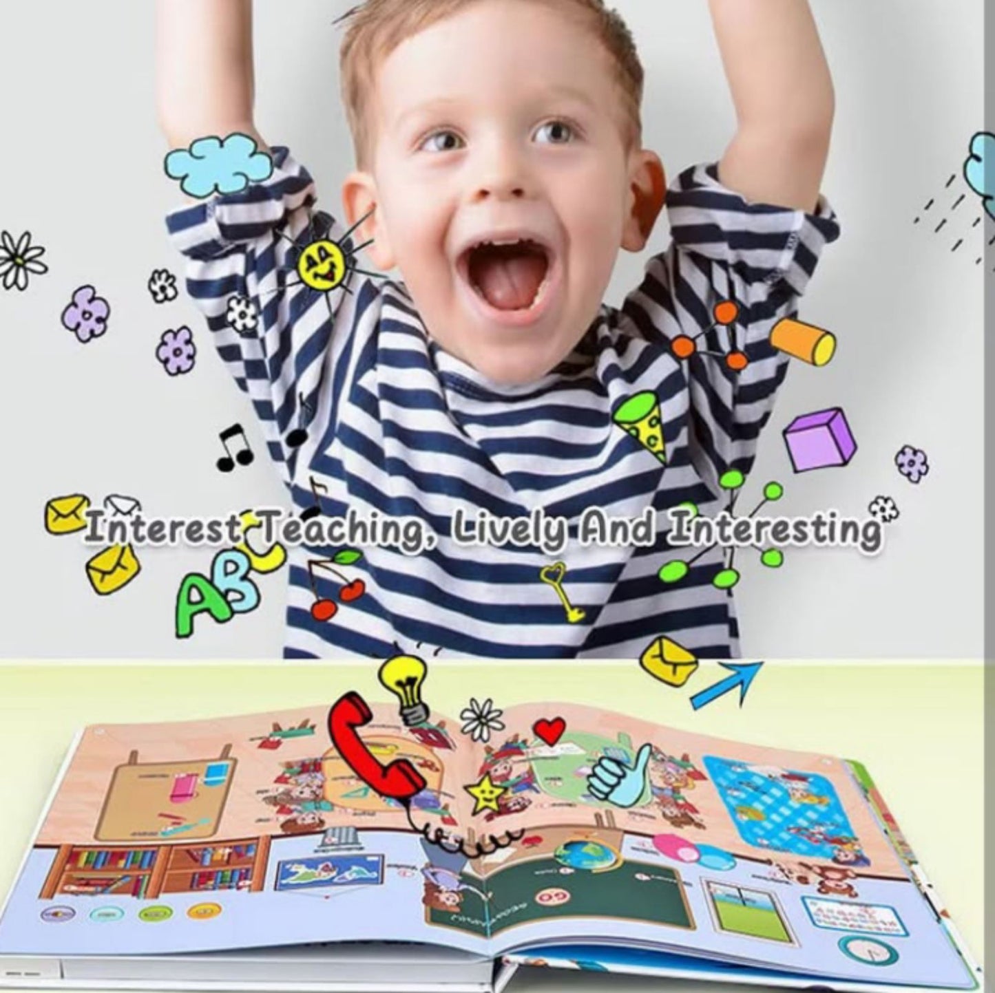 🧠 Intelligence Book – Govoreća knjiga koja uči kroz igru!