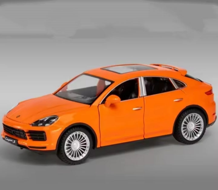 🚘 Porsche Cayenne S 1:24 – Metalni Auto sa Svetlom, Zvukom i Mehanizmom na Potezanje