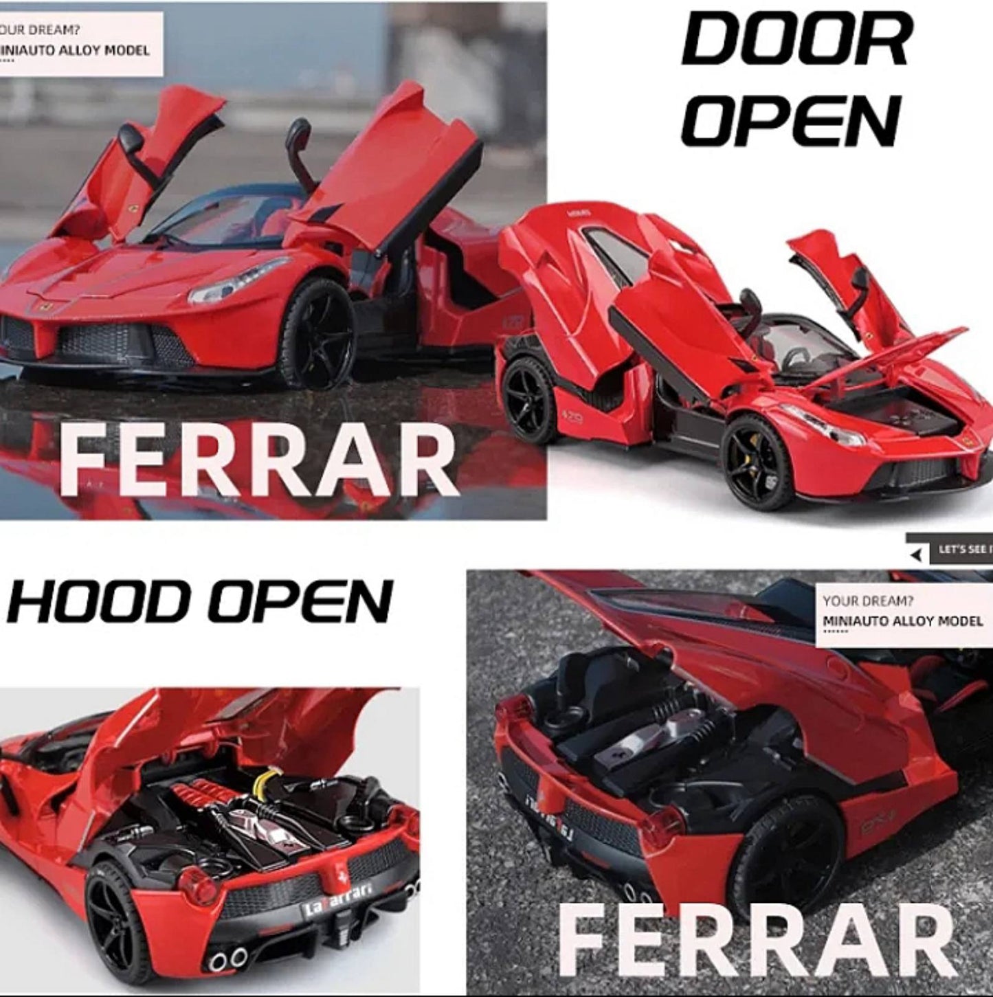 🚘 Ferrari LaFerrari Limited Edition – Metalni model sa mehanizmom i efektima