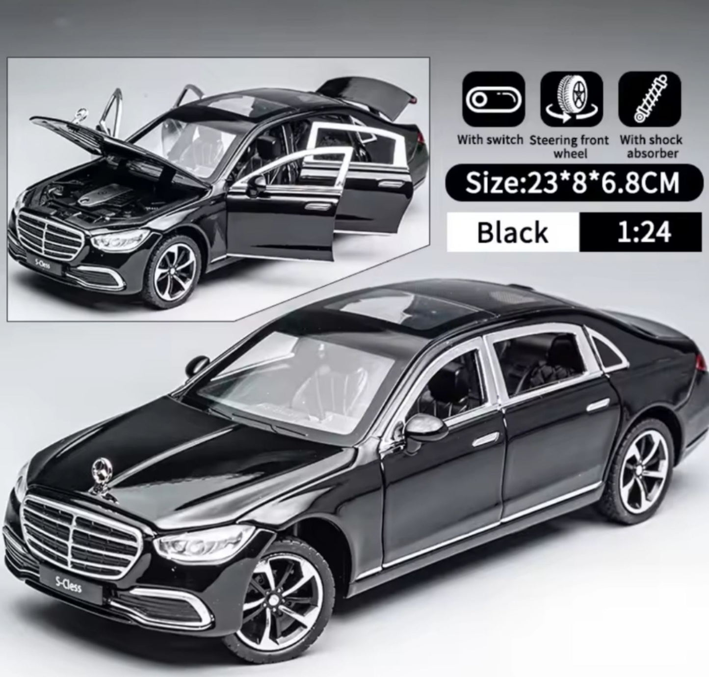 Mercedes S400L Metalni Model 1:24