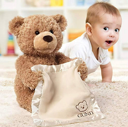 Peekaboo meda skrivalica sa mekanim ćebencetom i govornim funkcijama