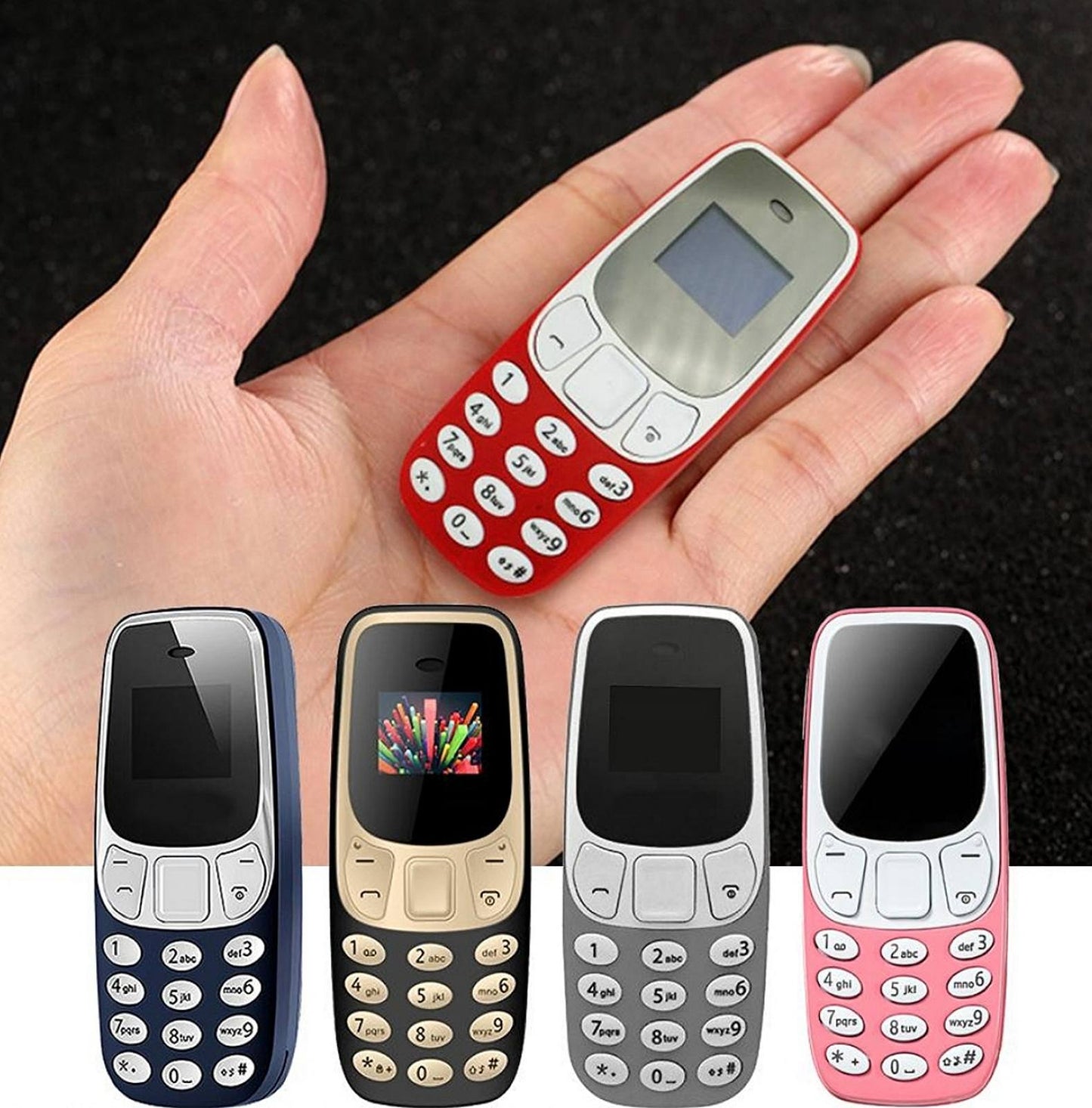 Prikaz Nokia B10 Mini telefona sa ekranom od 0,66 inča