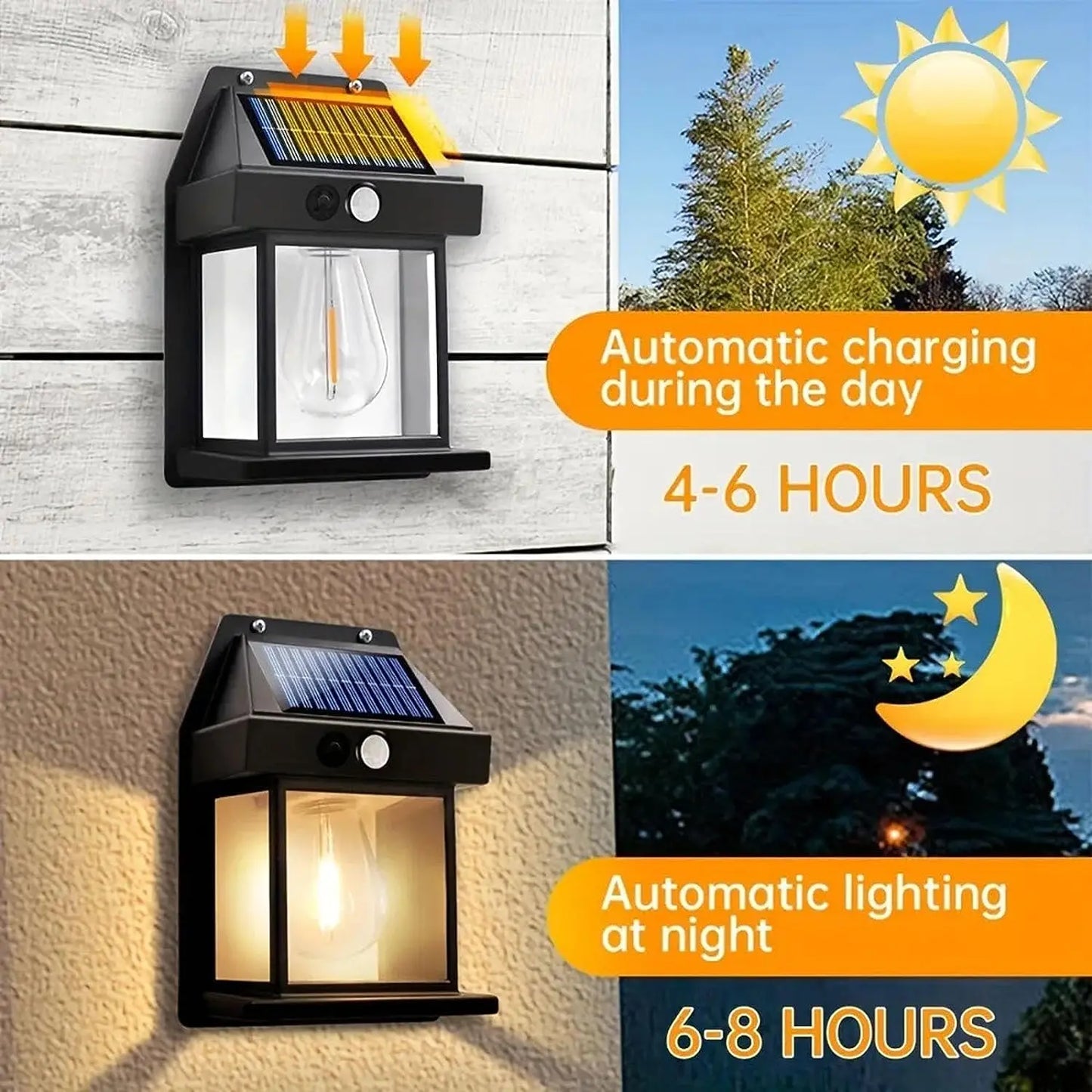 Solarna zidna lampa sa senzorom BK-888