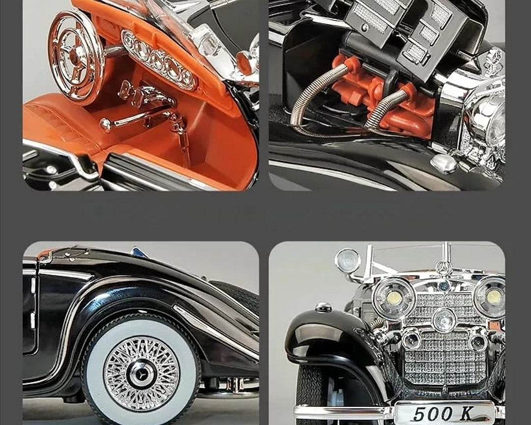 🚗 Mercedes-Benz 500K – oldtajmer Metalni Model 1:24