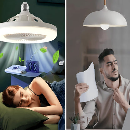 💡 LED Luster Sijalica sa Ventilatorom – E27, 30W