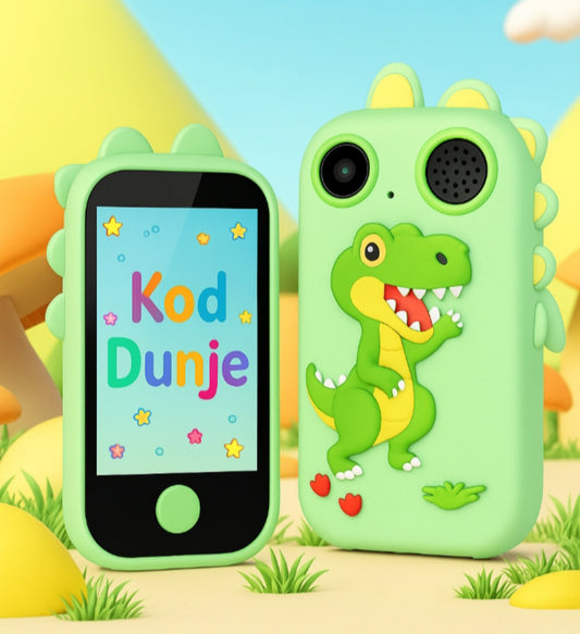 Dečiji pametni telefon sa kamerom, muzikom i igricama