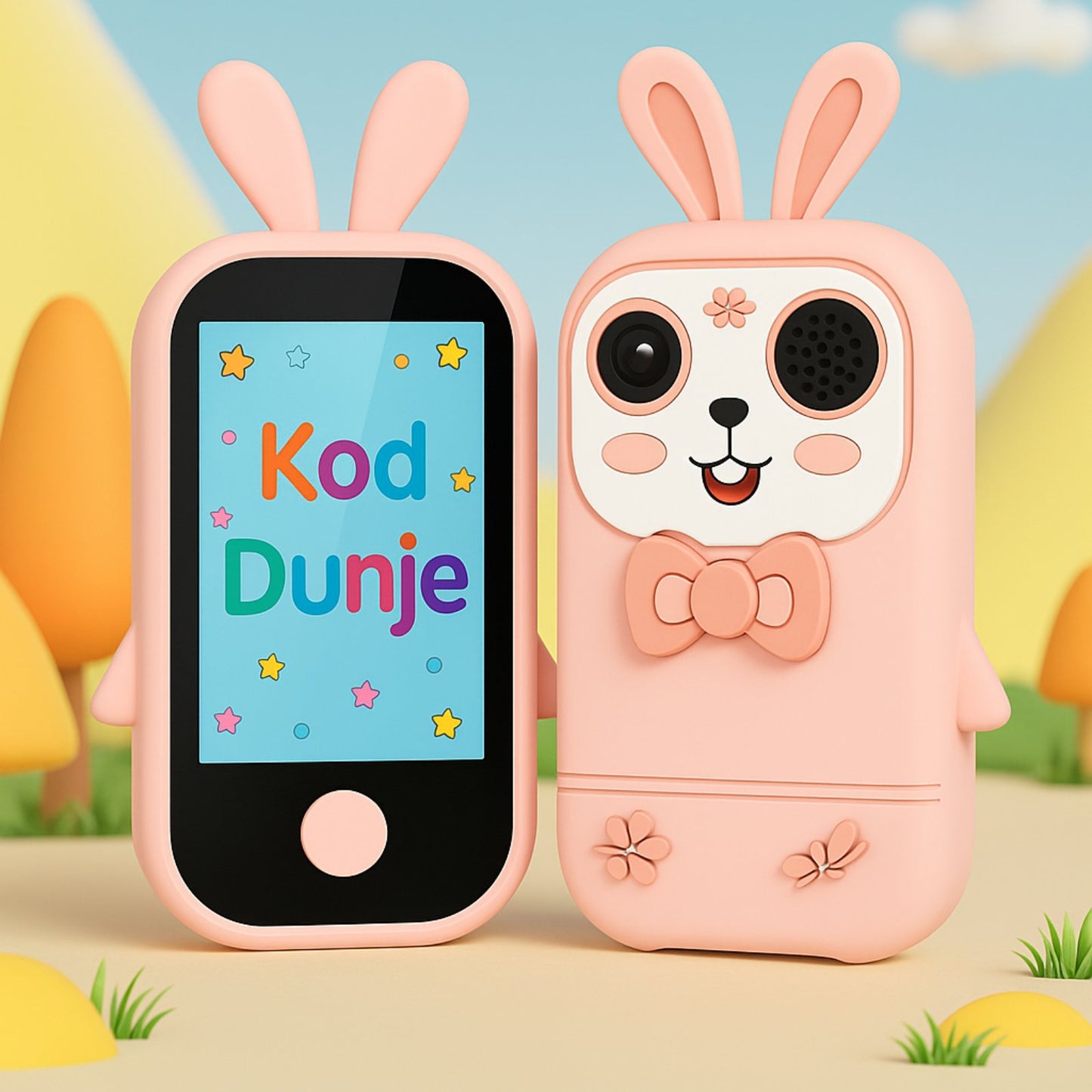 Dečiji pametni telefon sa kamerom, muzikom i igricama