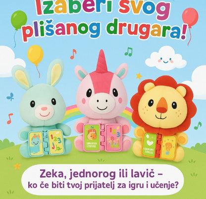 Upoznaj plišane drugare koji uče, sviraju i svetle – spremni da osvoje srce tvog mališana!