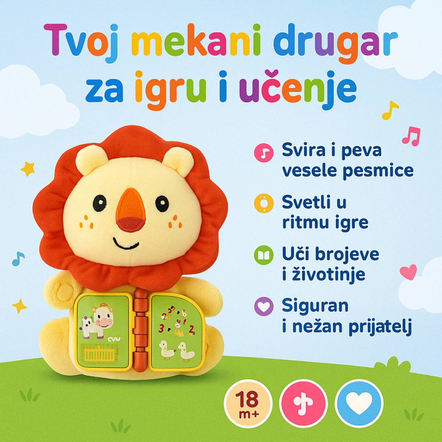 Upoznaj plišane drugare koji uče, sviraju i svetle – spremni da osvoje srce tvog mališana!