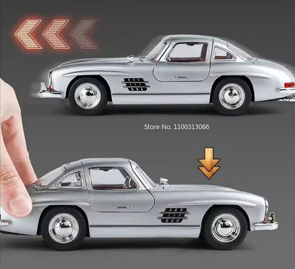 Mercedes-Benz 300SL 1:24 – Kolekcionarski Diecast Model sa Svetlima i Zvukom