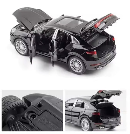 🚘 Porsche Cayenne S 1:24 – Metalni Auto sa Svetlom, Zvukom i Mehanizmom na Potezanje