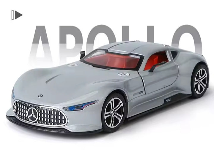 🚘 Mercedes Vision GT 1:24 – Metalni Kolekcionarski Model sa Svetlosnim i Zvučnim Efektima