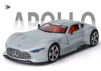 🚘 Mercedes Vision GT 1:24 – Metalni Kolekcionarski Model sa Svetlosnim i Zvučnim Efektima