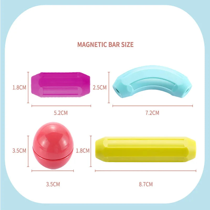 🧲 MAGNETNI ŠTAPIĆI I KUGLICE – SET OD 64 DELA