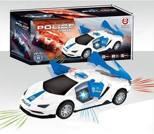 🚓 Policijski Auto sa Svetlima i Muzikom – 360° Akcija i Zabava za Najmlađe!