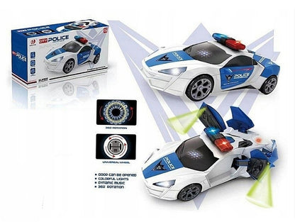 🚓 Policijski Auto sa Svetlima i Muzikom – 360° Akcija i Zabava za Najmlađe!