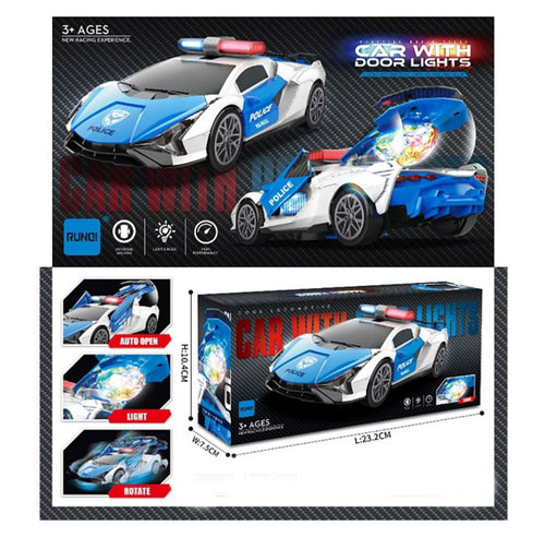 🚘 Rotirajući Brzi Auto sa 3D Svetlima – svetlosni spektakl u pokretu!