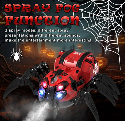 🕷️ RC Spider Robot – Pauk koji se kreće, svetli i ispušta maglu!