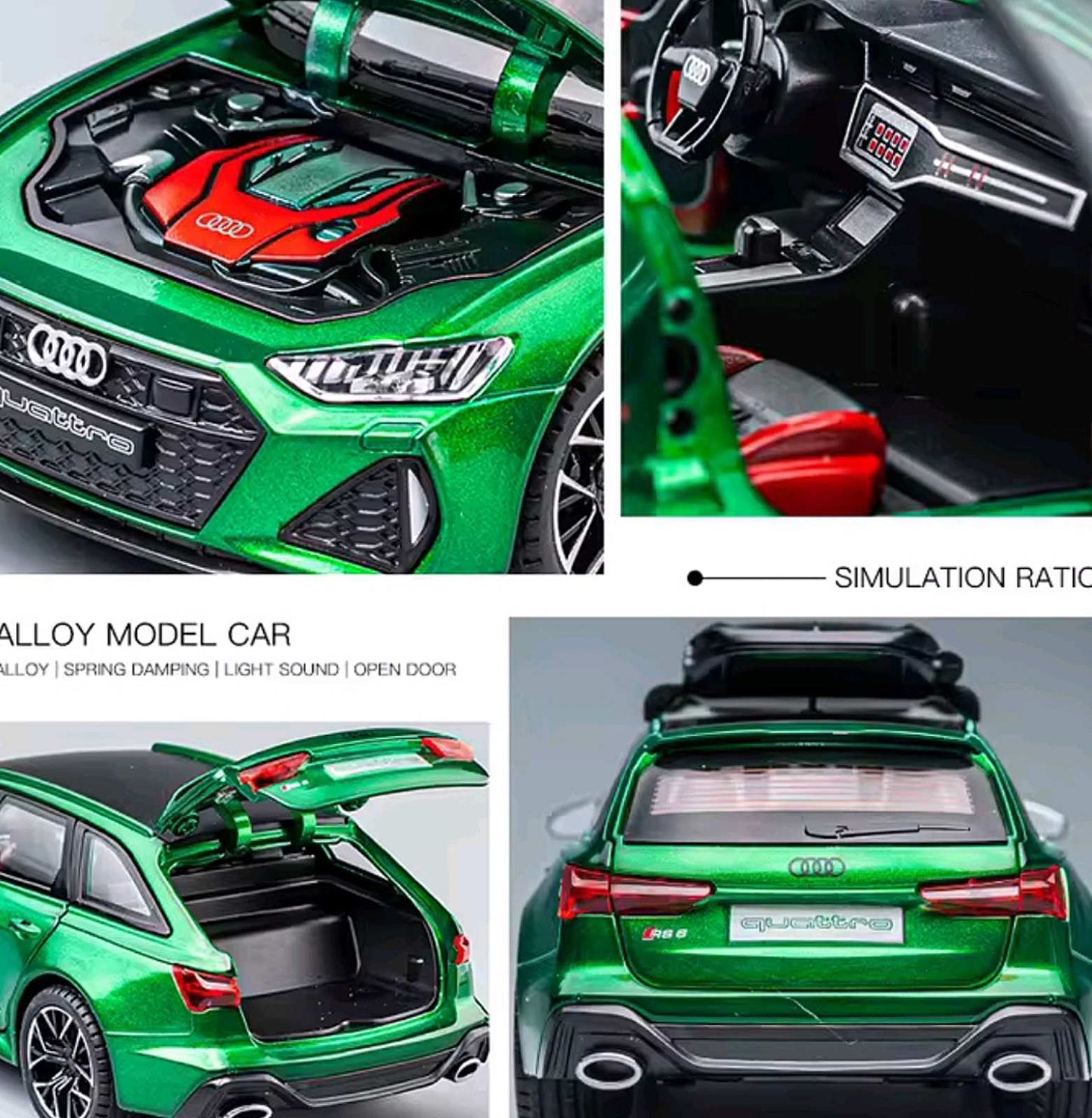 🚗 Audi RS6 Avant 1/24 – Premium Metalni Model za Prave Ljubitelje Automobila