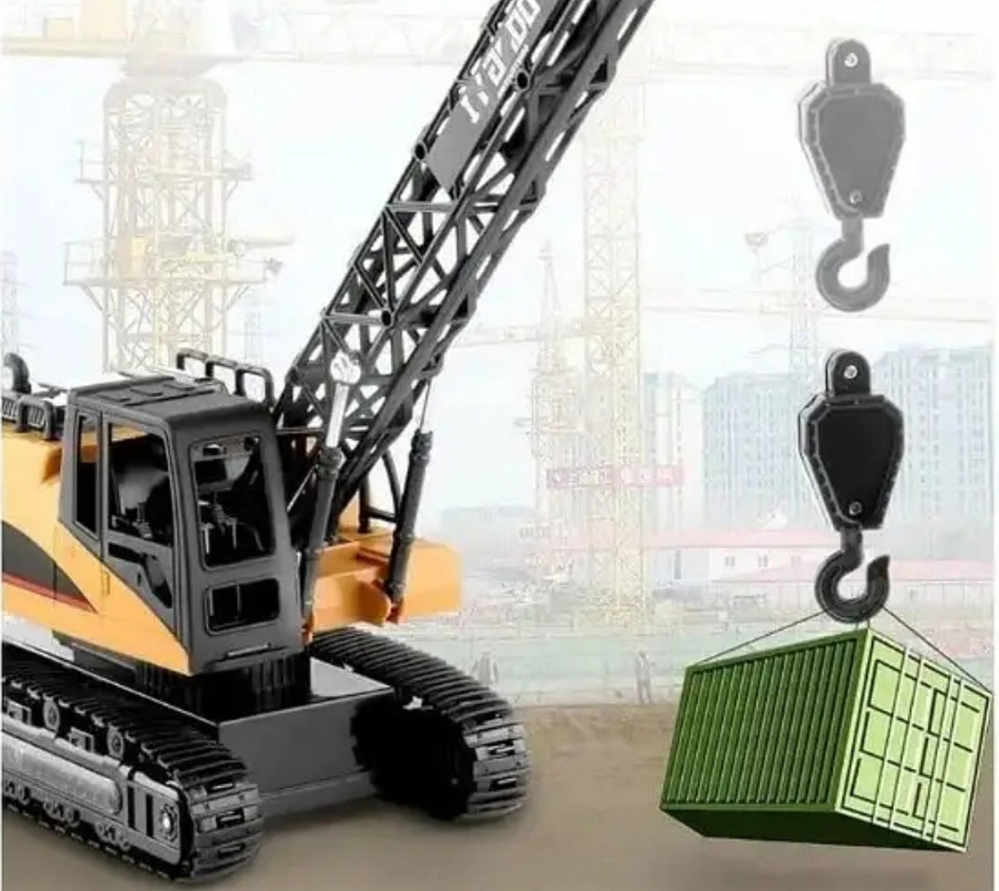 🚧 Građevinski Kran na Daljinsko Upravljanje – 1:12 Skala