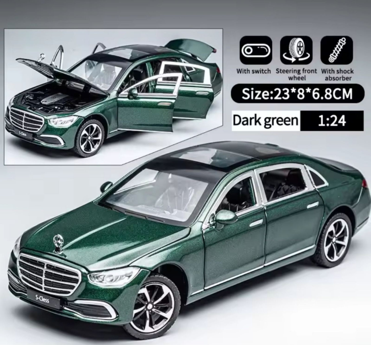 Mercedes S400L Metalni Model 1:24