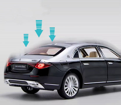 Mercedes Maybach S680 – Luksuzni Metalni Model 1:24 sa Svetlima i Zvukom