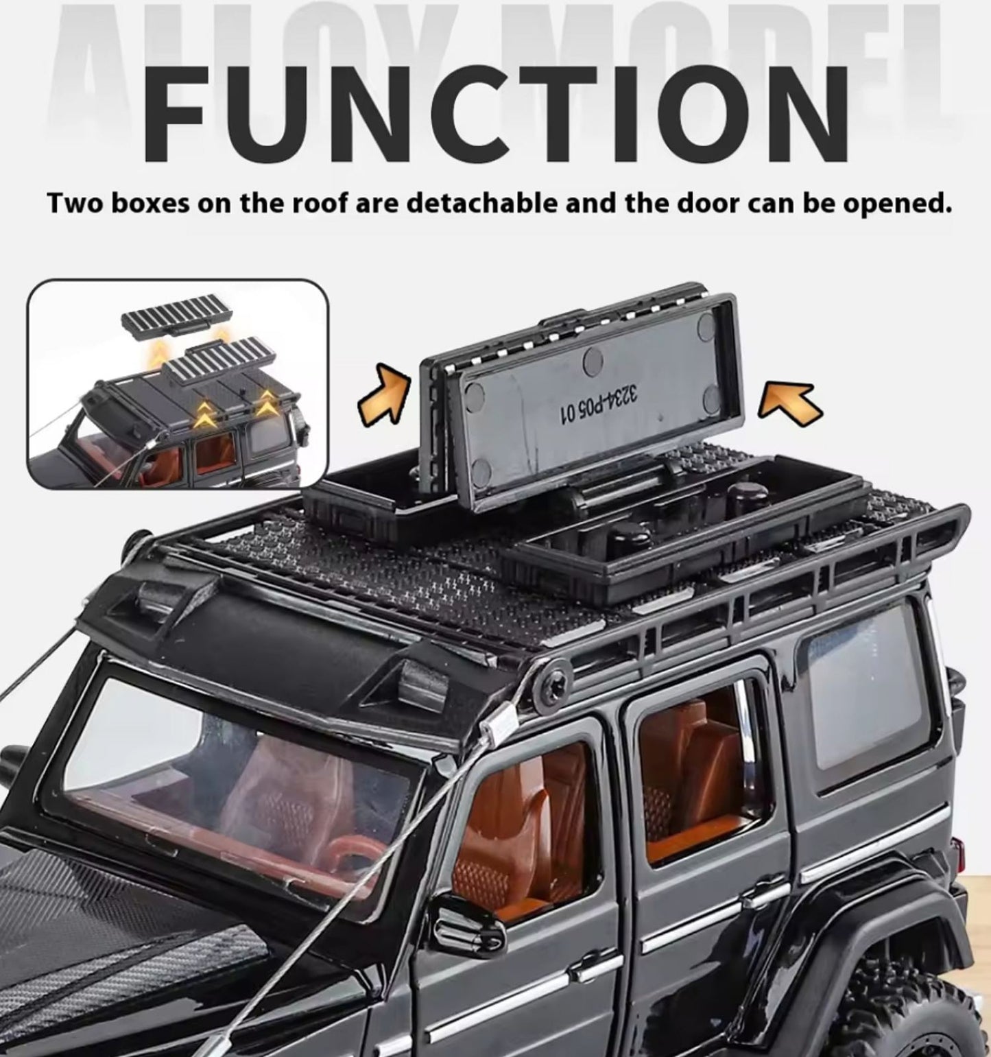 ✨ Mercedes Brabus G550 – Premium Die-Cast Model 1:24