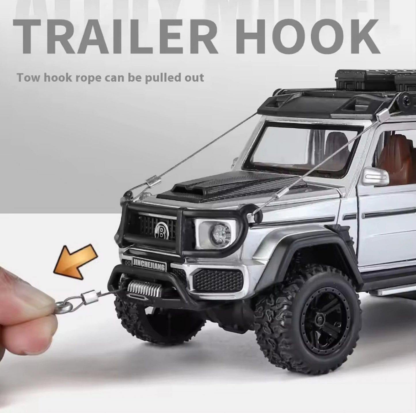 ✨ Mercedes Brabus G550 – Premium Die-Cast Model 1:24