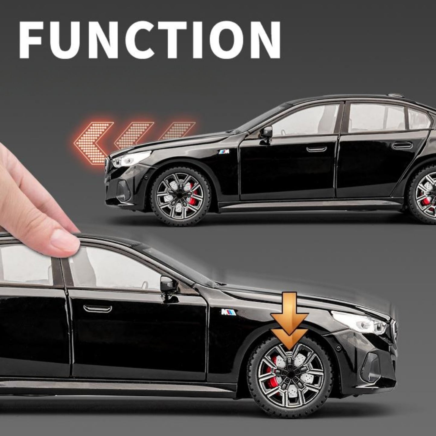 🚘 BMW i5 M60 – Premium metalni model 1:24