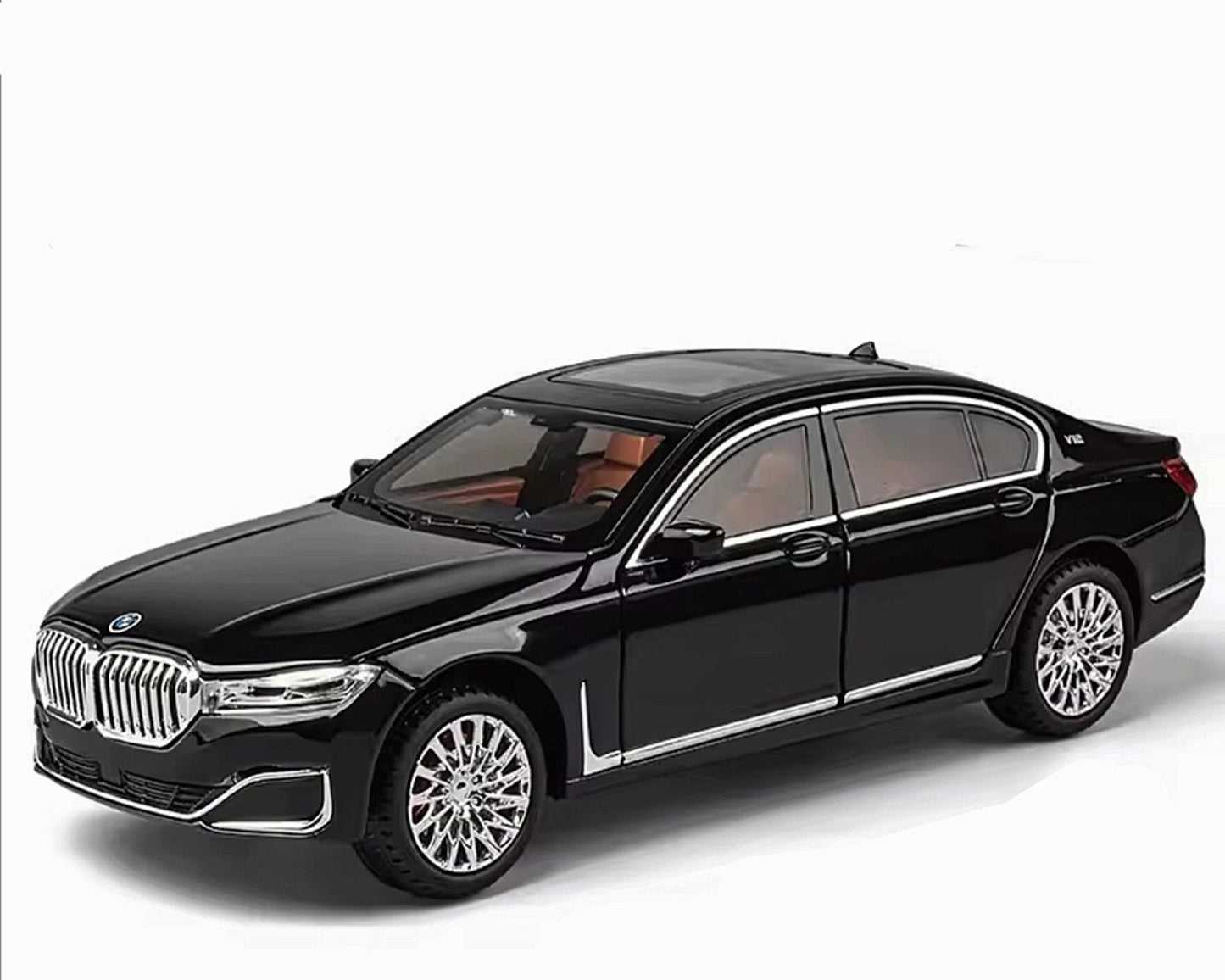 🚘 Luksuzni metalni auto 760Li V12 sa personalizovanim tablicama