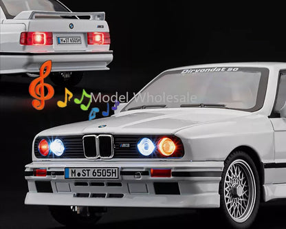 🏁 BMW M3 E30 – full metalan 1:24 sa personalizovanim tablicama