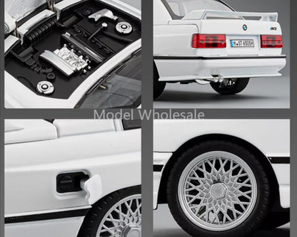 🏁 BMW M3 E30 – full metalan 1:24 sa personalizovanim tablicama