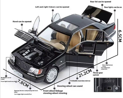 🚘 Mercedes S320 W140 “TENK” 1:24 sa poklon tablicama