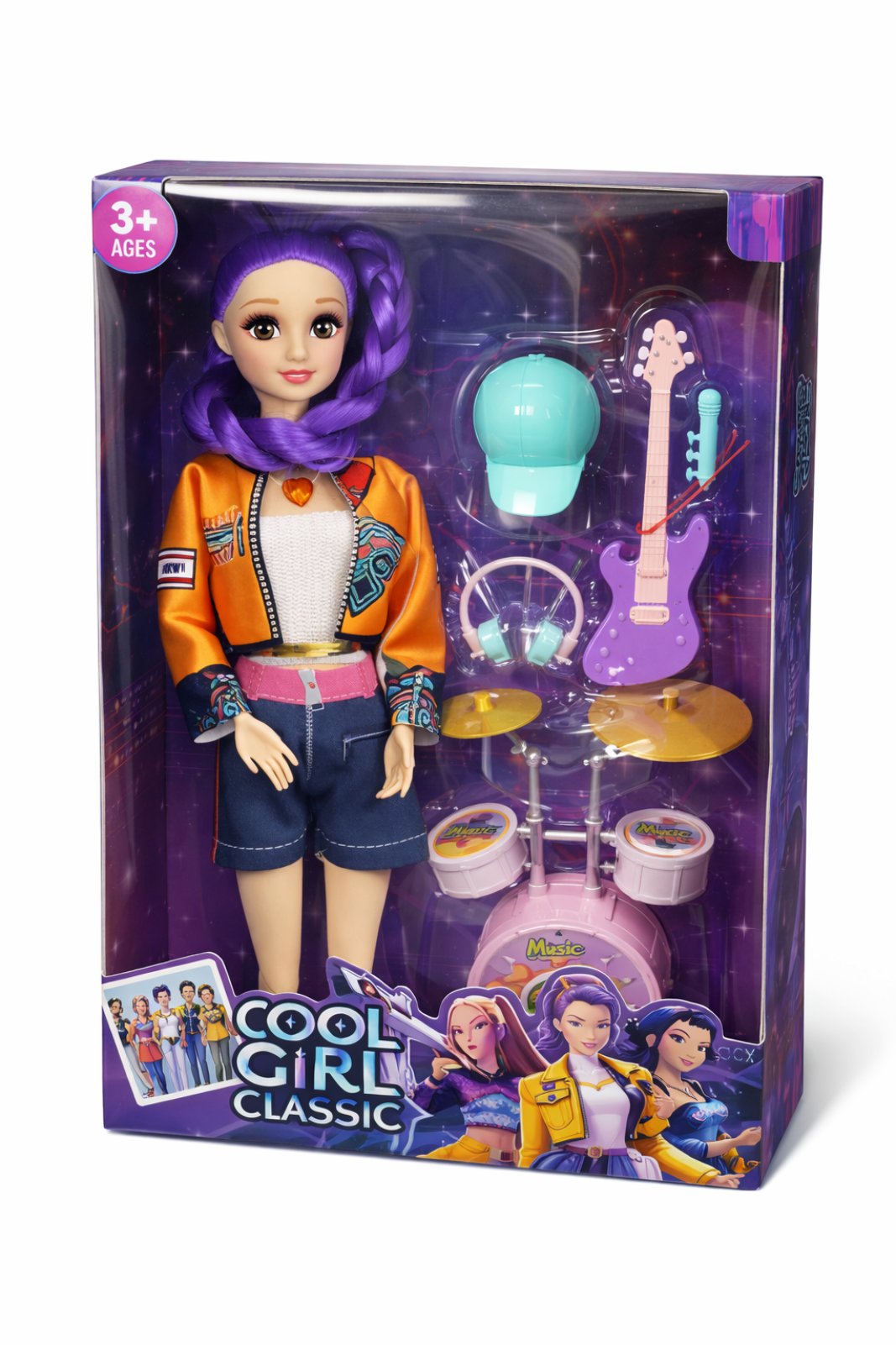 🎤 K-POP Demon Hunter Figure – Rumi, Mira & Zoey ✨