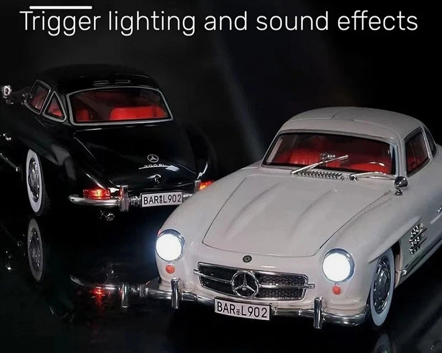 Mercedes-Benz 300SL sa poklon personalizovanim tablicama