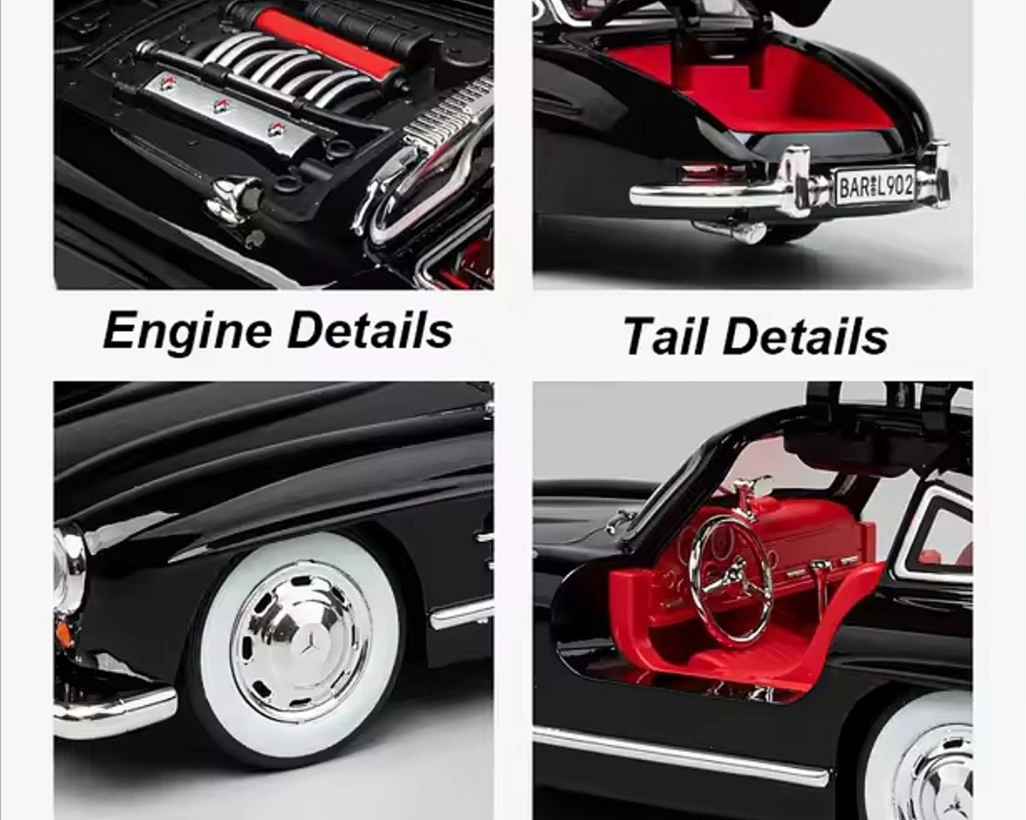 Mercedes-Benz 300SL sa poklon personalizovanim tablicama