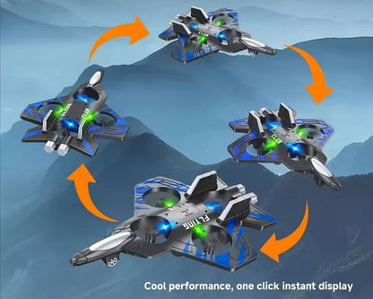 Avion - dron F1 sa svetlom, 360step rotacijom, aut poletanje